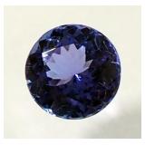 Loose Round Shape Gemstones, Believed To Be Tanzanite, Approx .54 g (2.70 ct)