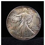 1987 American Eagle $1 Silver Coin, 1 oz Fine Silver