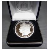 Cook Island Tribute To The United States Silver Clad Morgan Silver Dollar Tribute Coins In Display B