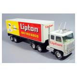 Nylint GMC Lipton Tea Pressed Metal Cabover 18-Wheeler, 21.25" Long