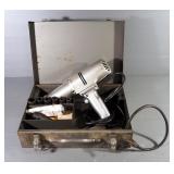 Powr-Kraft Adjustable Impact Wrench Model TPC9363B, With Sockets And More, In Metal Case