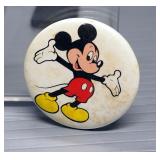 Button Assortment, Includes Political, Mickey Mouse, Shirley Temple, Promotional, And More
