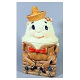 Humpty Dumpty Ceramic Cookie Jar