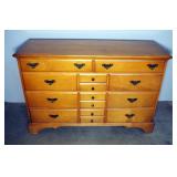 Lewisburg Chair & Furniture Company, 12 Drawer Male Dresser, 35.5" x 54" x 20"