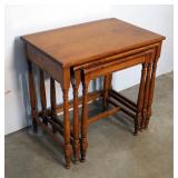 Maplelux Nesting Tables, Qty 3, 23.5" x 24" x 16"