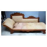 Antique East Lake Parlor Couch, 32" x 72" x 24"