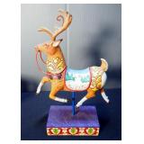 Jim Shore Disney Dasher Reindeer, Hallmark Children Building A Snowman Pottery Crock Candle, And Hal