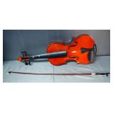 Hand Drum, 12", Unbranded And Violin Unbranded 23" With Bow