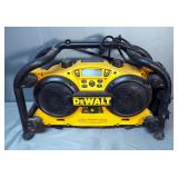 Dewalt Worksite Radio/Charger, Model #DC011, Powers On