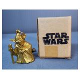 Star Wars Yoda Key Chain, Star Trek Lapel Pin, Hallmark Keepsakes 1996 Voyager, USS Enterprise, Shut