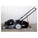 Craftsman Push Lawn Mower, 22" Cutting Deck, 140 CC Briggs And Stratton, Pull Cord Start, With Grass