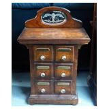 Pulaski Furniture Co Apothecary, 3-Drawer Night Stand, Qty 2, 34" x 24" x16" Matches Lot 7, 8 And 9 