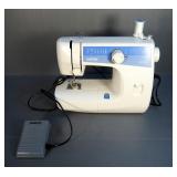 Brother Electric Sewing Machine, Model# LS-2125I With Foot Pedal Controls, Button Holer And Pinking 
