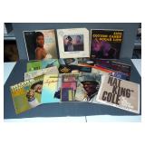 LP Albums Including Nat King Cole, Mills Bros., Jonah Jones, Johnny Mathis And More, Total Qty 16