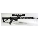 Anderson Manufacturing AM-15 .223 Wylde Rifle SN# 17194408, No Mag, Adjustable Stock, SS Bbl With Si