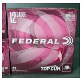 Federal Top Gun 12 ga Shotgun Ammo, Approx 175 Rds, Local Pickup Only