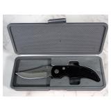 Meyer Co Pro Series "Blackie Collins" Folding Knife, 3.25" Blade, In Hard Case
