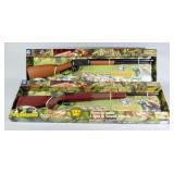 NewRay Winchester Electronic Bolt Action And Lever Action Toy Rifles, Both In Box