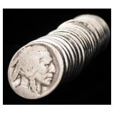 Buffalo Nickels, Qty 22, Dates Have Been Worn Off