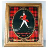 Johnnie Walker Red Wall Mirror, 19.5" W x 23.5" H