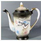 Moriage Dragonware Tea Set, Includes Teapot, Creamer, Sugar Bowl, 6 Teacups And 6 Saucers