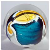 Art Glass Paperweights By Joe Rice And James R. Wilbert, Qty 5, Heights Range 3.75"-4.5"