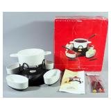 Trudeau Distinction Lazy Susan Chocolate Fondue Set