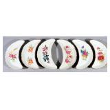 Fruit And Floral Porcelain Dishware, Includes Latticed Fruit Compote, Covered Serving Dish, And Chad