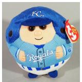 Kansas City Royals 2015 World Series Champions Clay Pot Candy Jars, Qty 2, Royals Beanie Ballz, And 