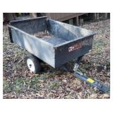 Agri-Fab Pull Behind Dump Cart, 10 Cubic Foot Hauling Capacity, 12" x 32.5 x 49"