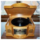 Philco Stereo Combo Turntable, CD And Cassette Player, Powers On