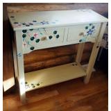 Painted Wood 2 Drawer Sofa Table, 29" x 30" x 11"