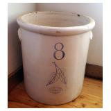 Union Stoneware Company 8 Gallon Crock, Minor Crack From Rim Down