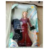 Disney Princess Table Lamp And Collectible Barbie Dolls Including Fabulous Forties, Rapunzel And Win