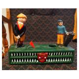 Cast Iron Birdie Putt Golfing Coin Bank