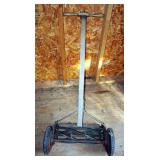 The Silent Yard Man Vintage Push Powered Mower With 22" Cutting Deck