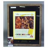 Wizard Of Oz Promotional Poster, Signed By Munchkin Actors Mickey Carroll, Jerry Maren, And Karl Slo
