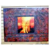 Tom Matucci (American, 20th Century) Sentiero Original Textural Oil Painting On Canvas, Signed LR An