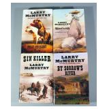 Larry McMurtry Novels, Qty 4, Includes Folly And Glory, By Sorrow
