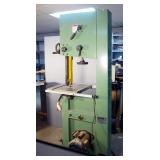 General International Band Saw, Model # 90-240M1, On Rolling Platform, Powers On