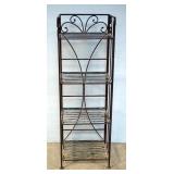 Collapsible Metal Plant Stand, 43" x 15" x 13"