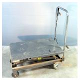 Pittsburg Hydraulic Table Cart, Platform Size 28" x 18"