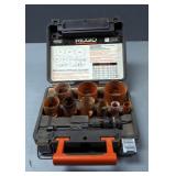 Ridgid Hole Saw Cutting Tips In Hard Sided Carrying Case, Model # 7040