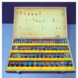 Kost Kruncher 66 Piece Router Bit Set In Wood Storage Box