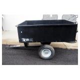 Precise Fit 10 Cu Ft Steel Pull Behind Dump Cart