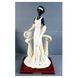 La Verona Ebony Ivory Formal Elegance Figural 14" Statuette, 11" Veronese Venus Statuette And More
