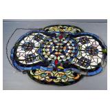 Leaded Stain Glass Suncatcher, 24" x 20"