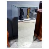 Mirrored Display Pedestal, 36.5" x 16" x 16"