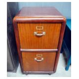 Vintage 2 Drawer File Cabinet, 34" x 19" x 19"