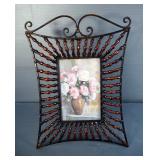 Framed Floral Prints, Various Sizes And Styles, Qty 6 And Key Box